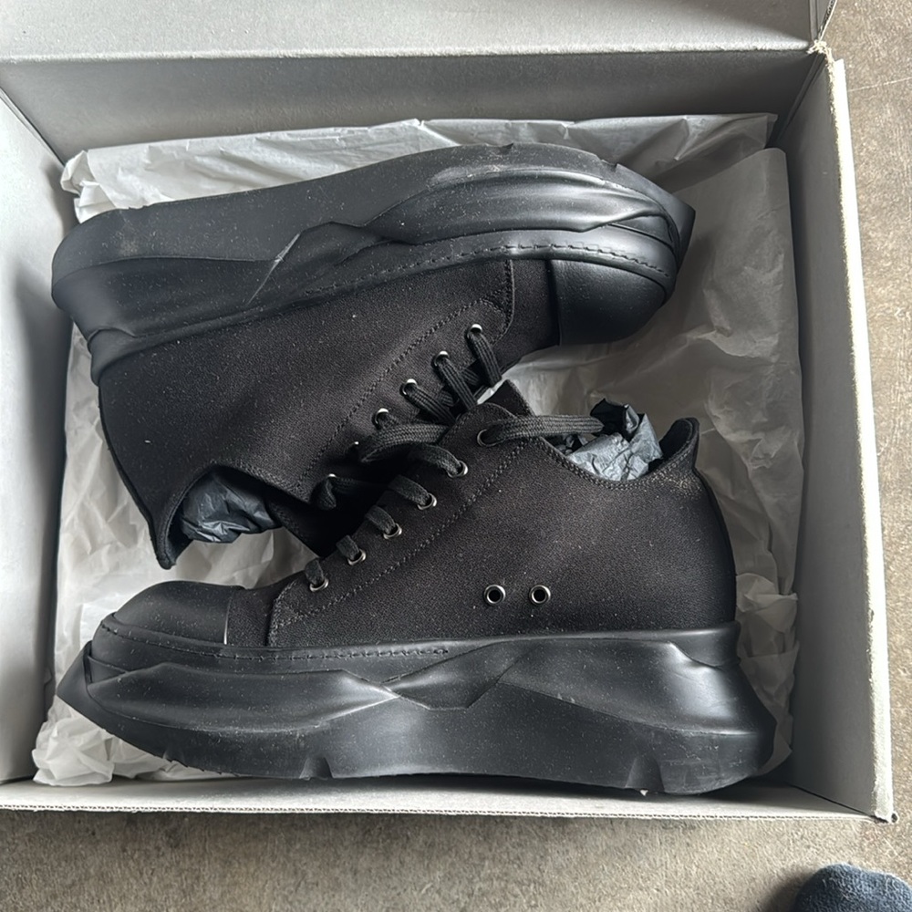 Rick Owens Abstract low sneakers